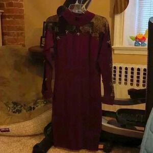 Venus sweater dress. Purple and size small.